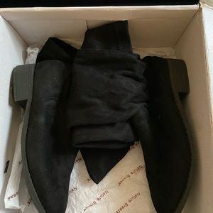 Nature breeze thigh high  suede boots